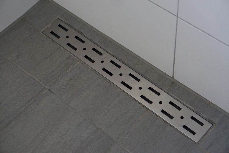 Curbless Shower with Linear Drain